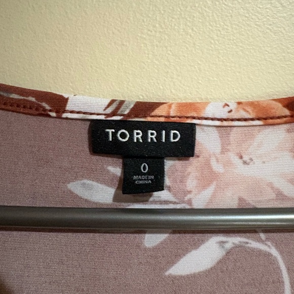 Torrid Studio Knit Scoop Neck Babydoll Top Size 0 (Large/12) - Picture 4 of 8